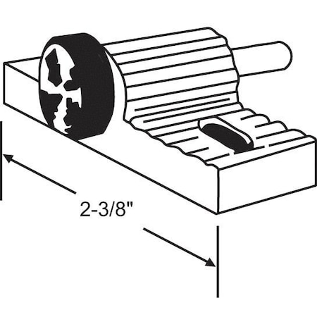 Strybuc Patio Door Lock Aluminum 16-177
